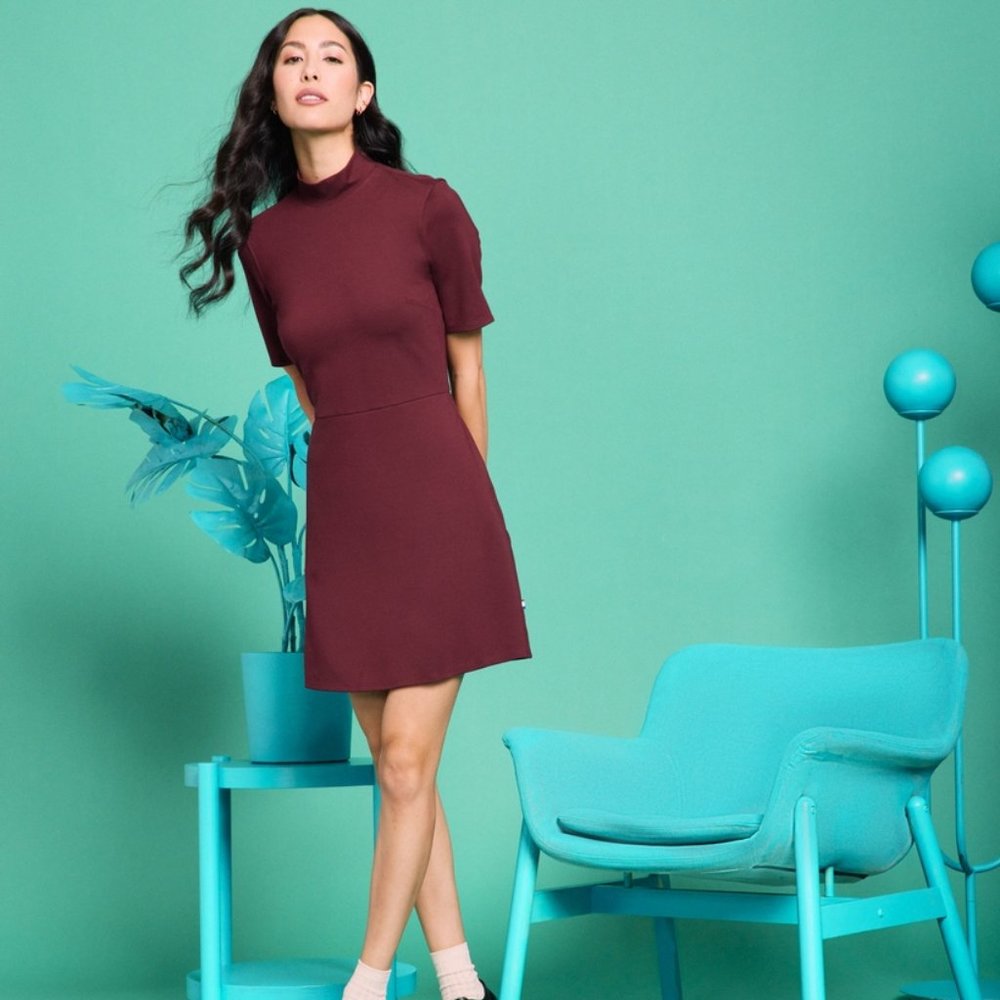 Kit and Ace Serenity Double Knit Mini Dress Size 2
